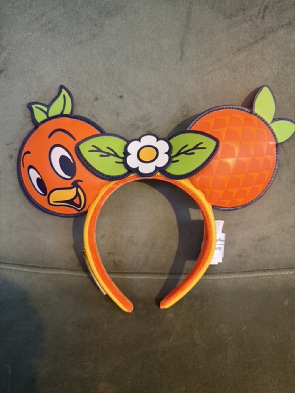 Disney Loungefly EPCOT Flower & Garden Festival 30th Anniversary Orange Bird Ear